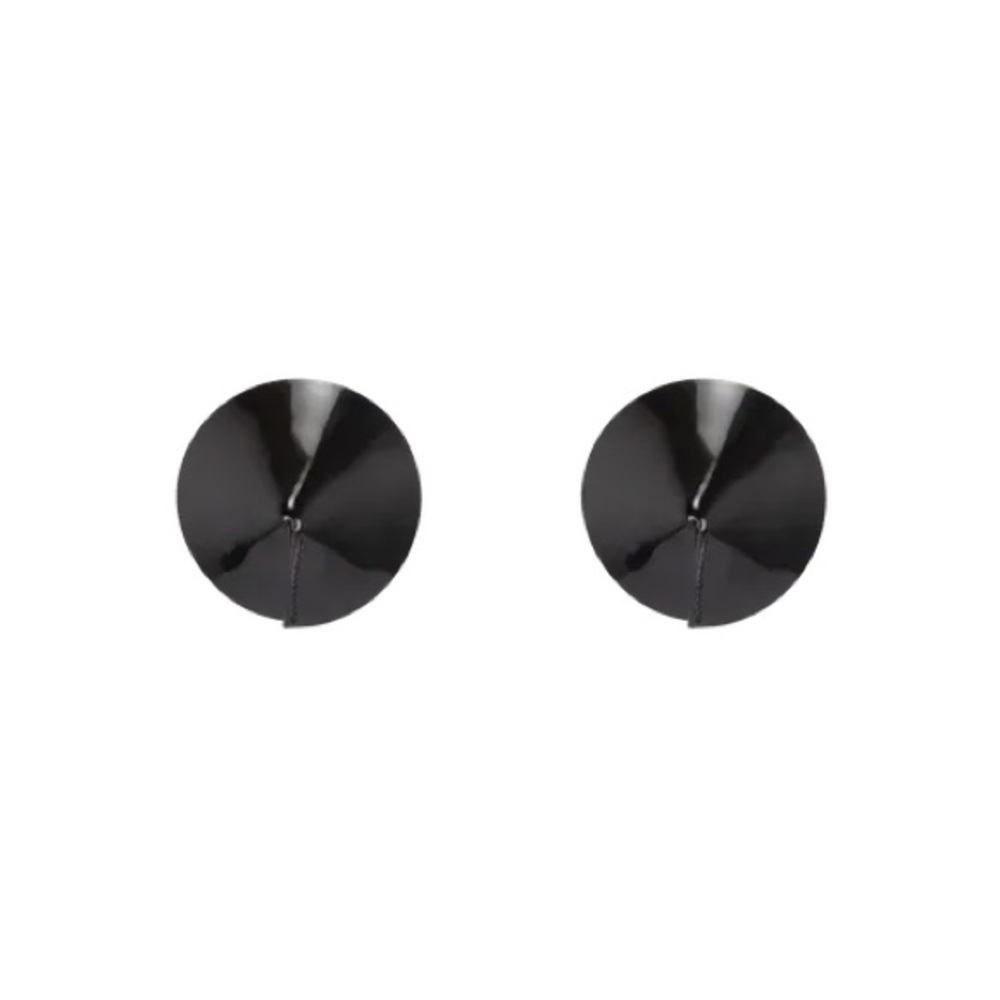 NWT Agent Provocateur Zarya PVC High Shine Black Nipple Pasties